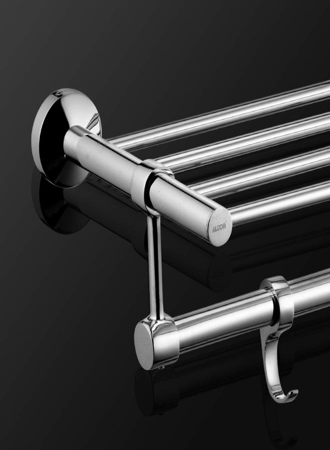 ALTON Chrome Finish Brass Towel Rack (24-Inch) - Image 2